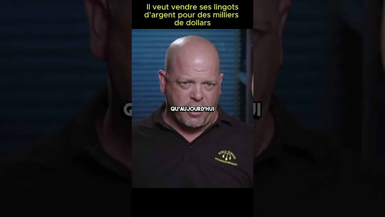 Il veut vendre ses lingots d'argent pour des milliers de dollars.