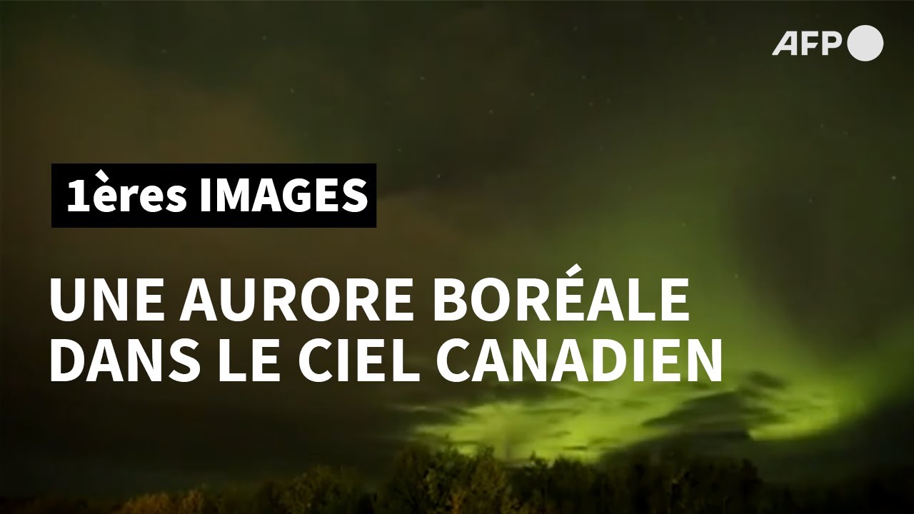 Le ciel canadien illuminé par une spectaculaire aurore boréale | AFP