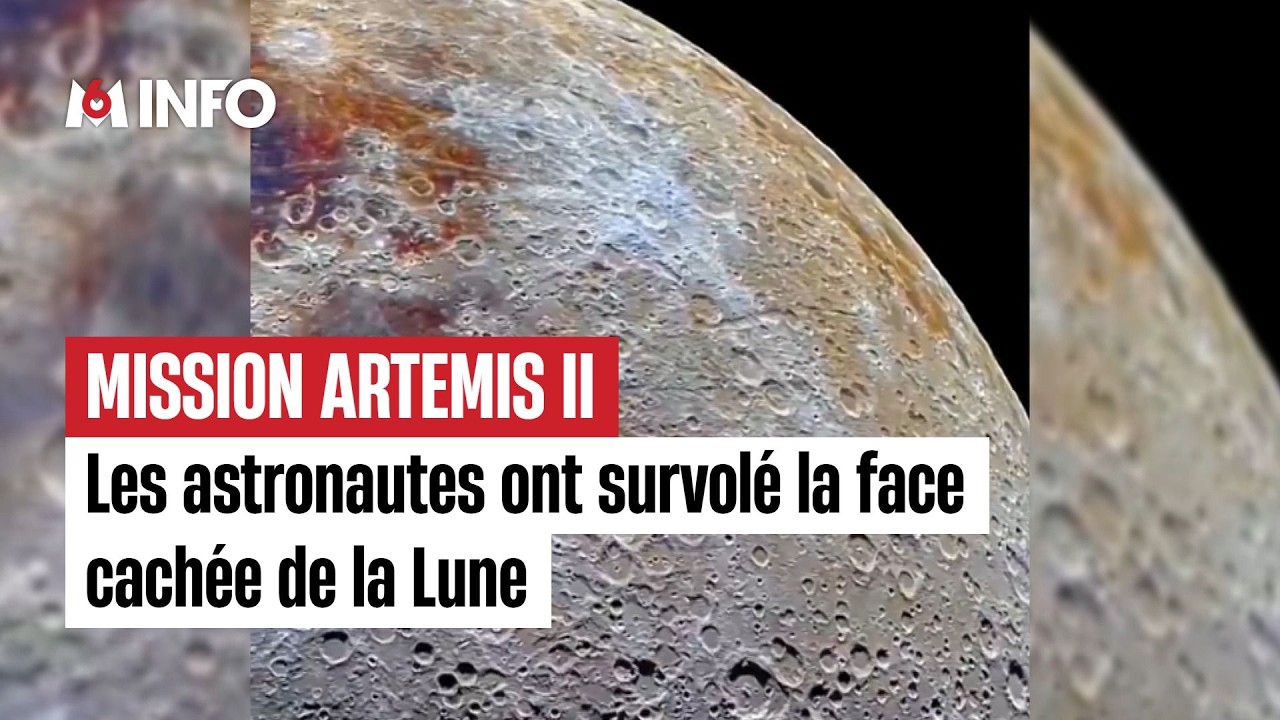 Artemis II : les astronautes ont survolé la face cachée de la Lune