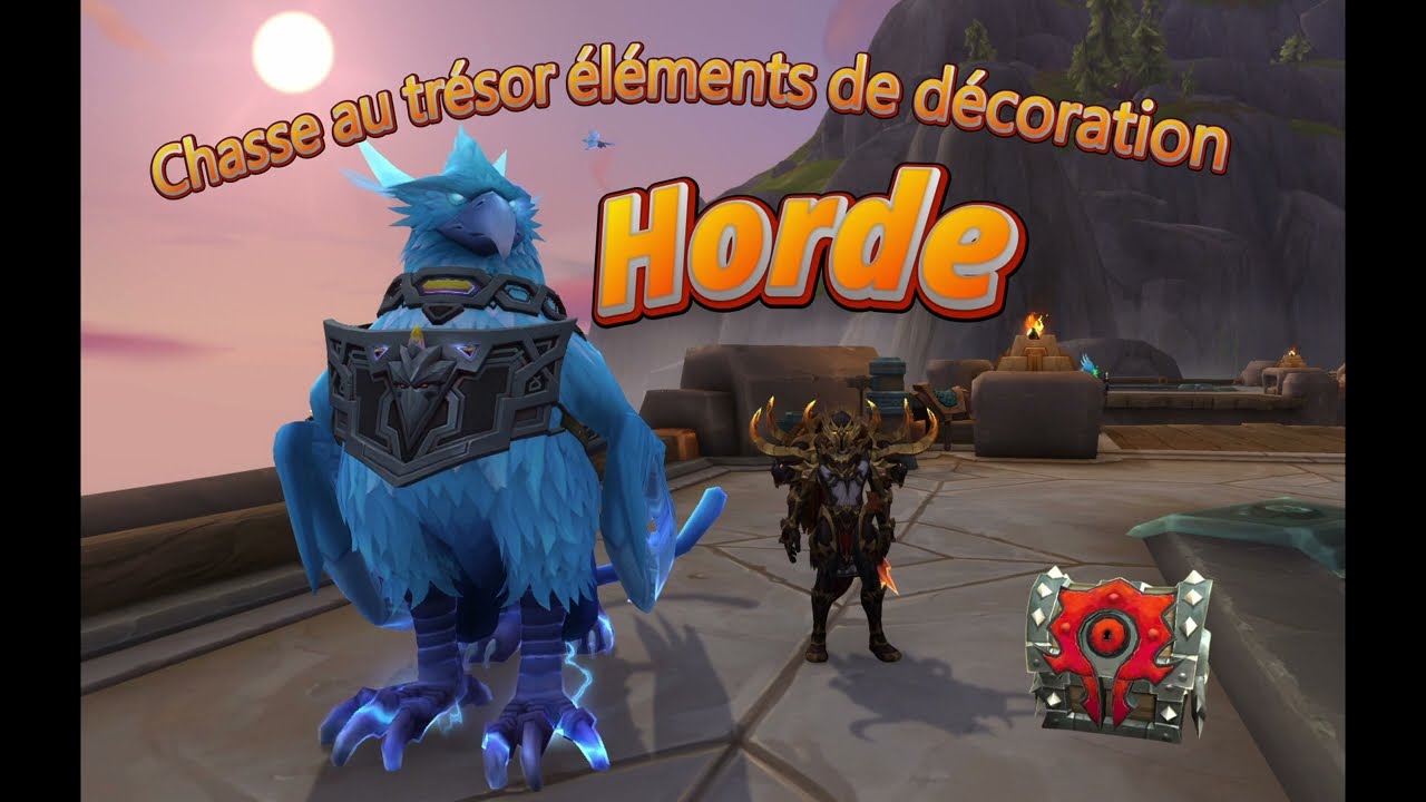 Chasse au trésor : "Sur un îlot de sable balayé par les vagues." côté Horde