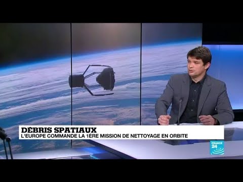 L'agence spatiale européenne commande la 1ère mission de nettoyage en orbite