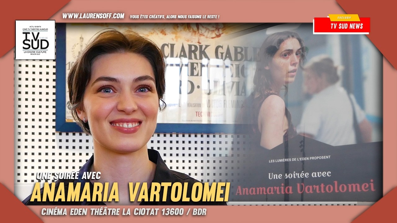 Anamaria Vartolomei ITW exclusive de l'actrice internationale au Cinéma Eden-Théâtre La Ciotat.