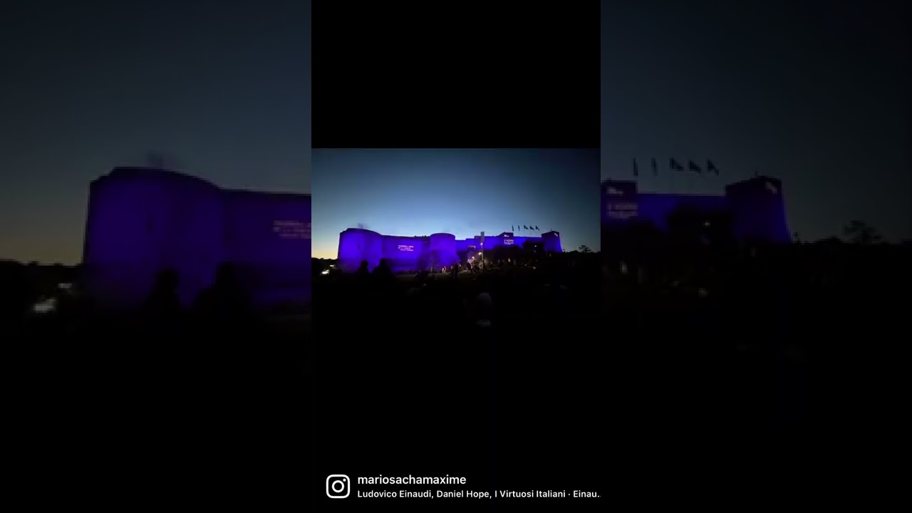 Les aurores Boréales au château de Caen