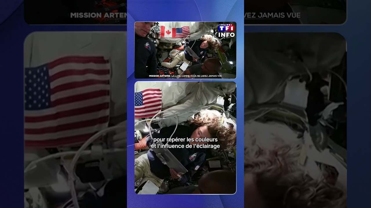 Mission Artemis II : la lune comme vous ne l'avez jamais vue !｜TF1 INFO