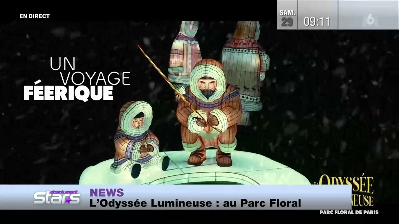 Parcours lumineux, spectacle de drônes et aurores boréales à PARIS ! mp4