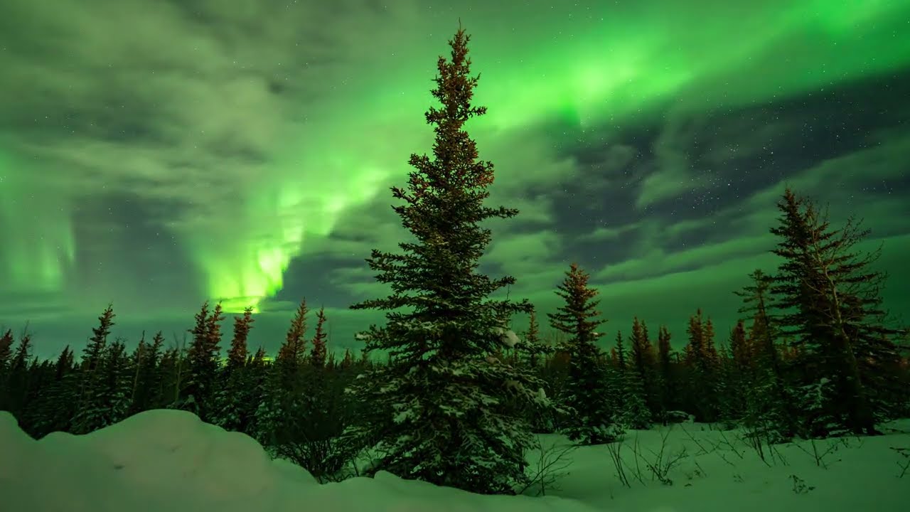 Les Aurores Boréales — vidéo d