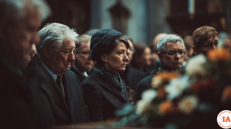 Obsèques de Philippe Bouvard : Colette, son épouse, entourée du soutien chaleureux de Marianne James, Chantal Ladesou et Éric…